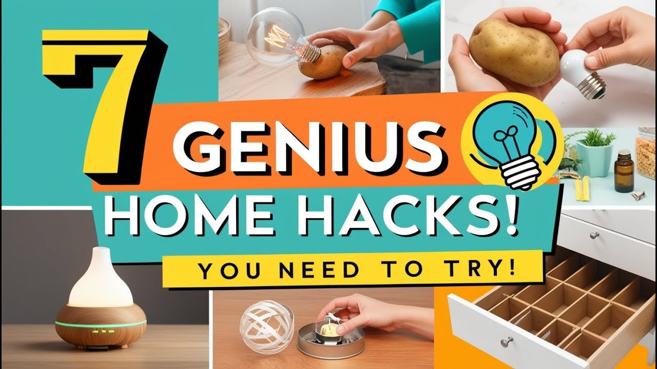 7 Genius Home Hacks to Simplify Your Life! YouTube