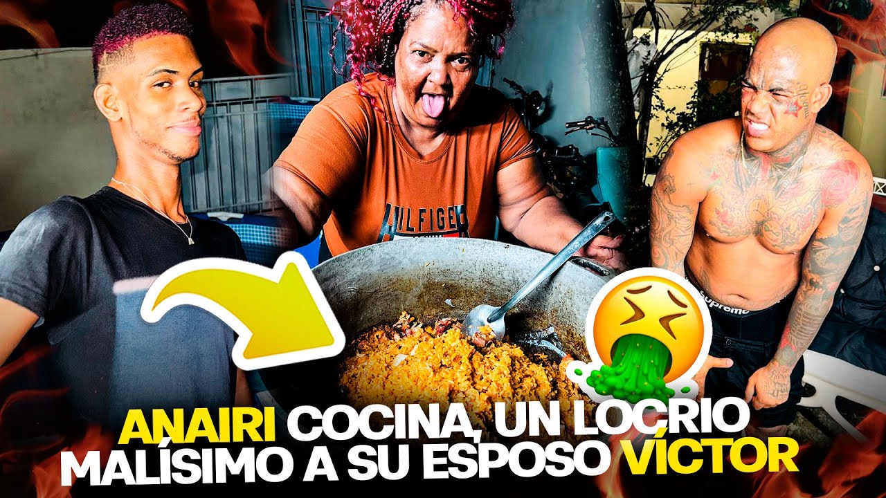 ANAIRI COCINA UN LOCRIO MALÍSIMO A SU ESPOSO VÍCTOR 