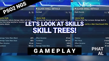 SKILL TREES! OVERVIEW OF SKILL TREES SKILLS PSO2 NGS PHANTASY STAR ONLINE 2 NEW GEN #PSO2 #PSO2NGS