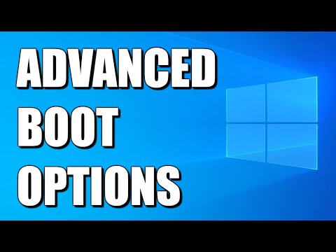 Windows 10 Advanced Boot Options / Manager - complete walkthrough