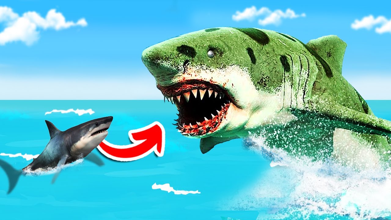 From Baby Shark to WILD Mutant MONSTER Shark! - Shark Simulator