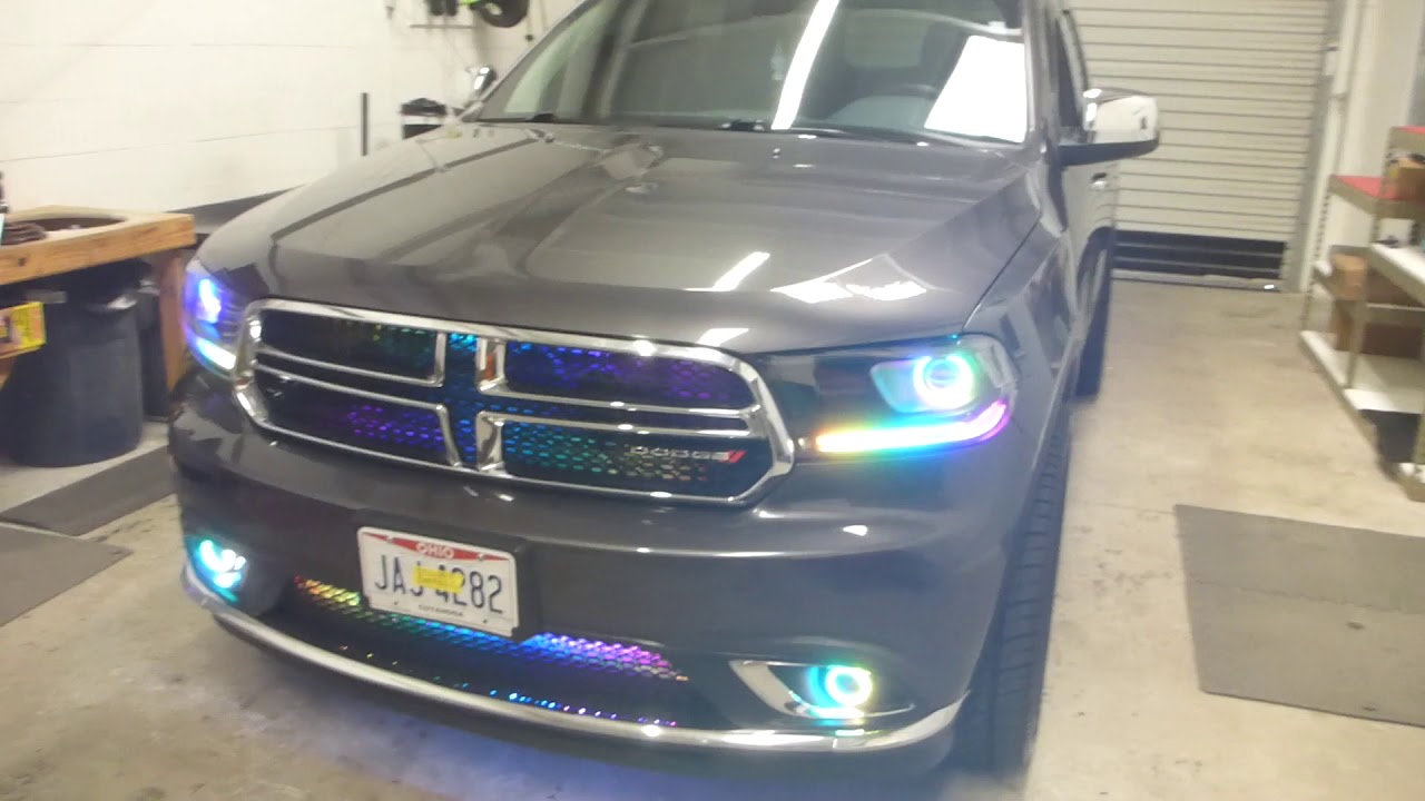 2017 Dodge Durango Flow Series Custom Headlights & Grille Lighting