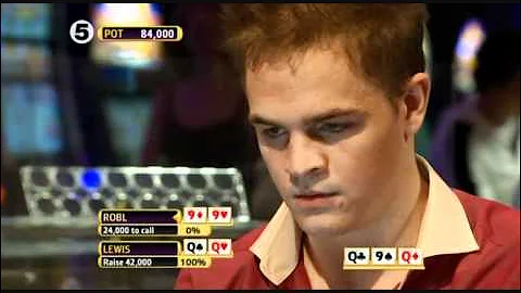 Quads over quads, Andrew Robl vs Toby Lewis, Partypoker, World Open