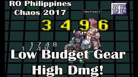 Ragnarok Online  Philippines Crusader Holy Cross high DMG!