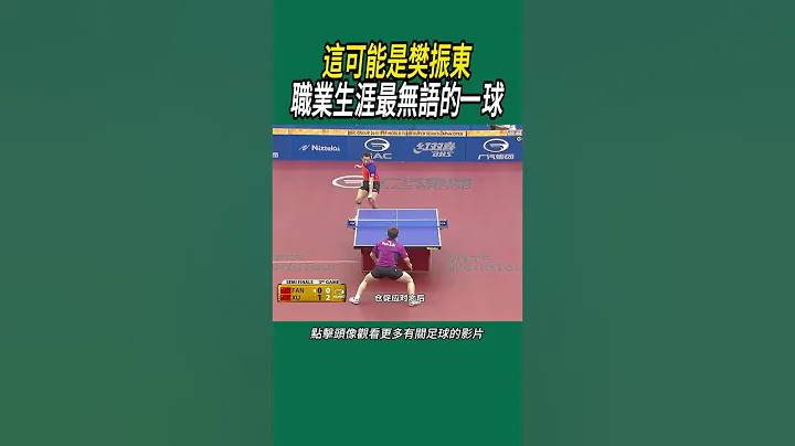 這可能是樊振東，職業生涯最無語的一球#巴黎奧運會 - 天天要聞