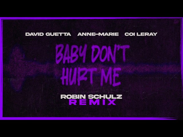 David Guetta, Anne-Marie, Coi Leray - Baby Dont Hurt Me (Robin Schulz remix) [VISUALIZER] class=