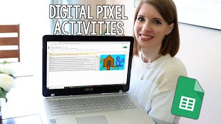 Create Digital Mystery Pictures in Google Sheets | Fun Digital Pixels Activities for Students!