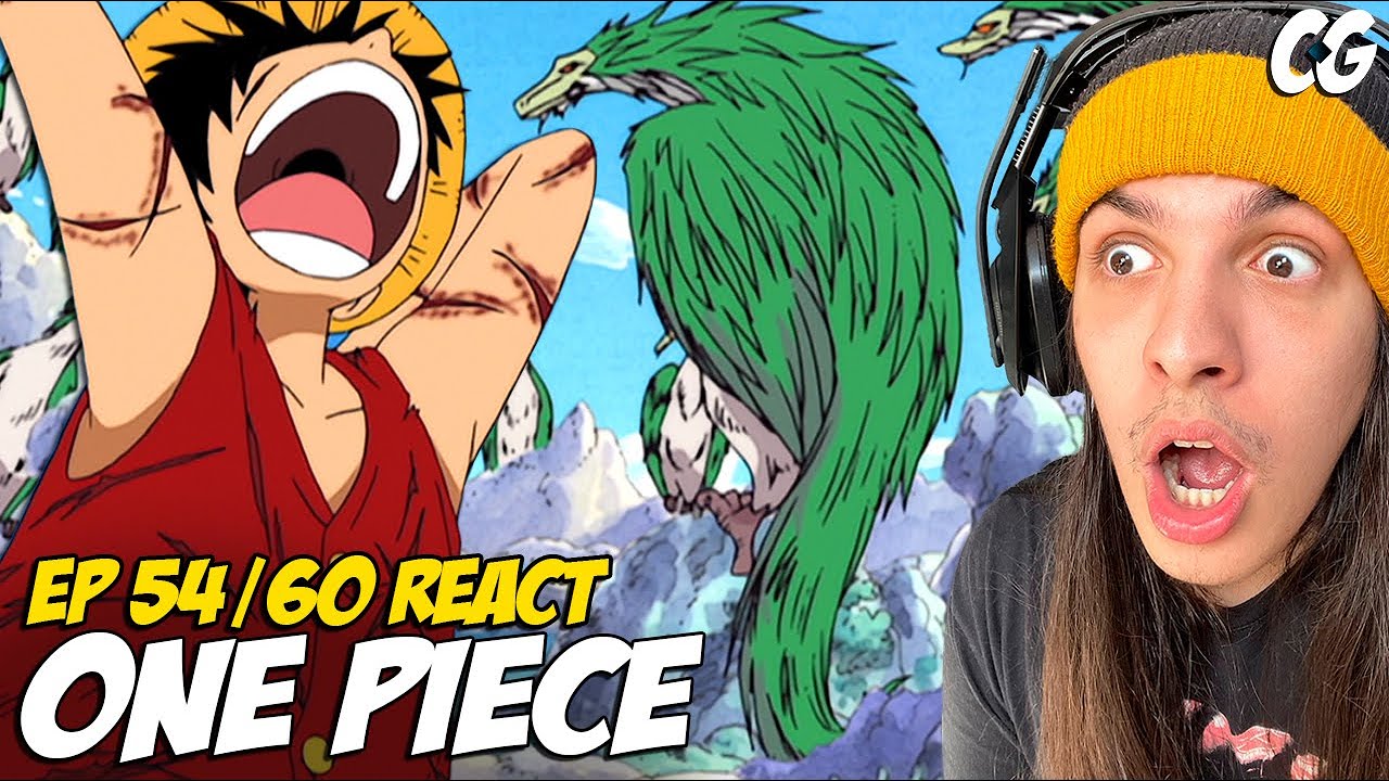 MARATONA! ARCO DO DRAGÃO MILENAR! - React One Piece EP 54 ao 60 