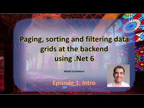 Episode1:Paging, sorting and filtering data grids at the backend using  .Net 6