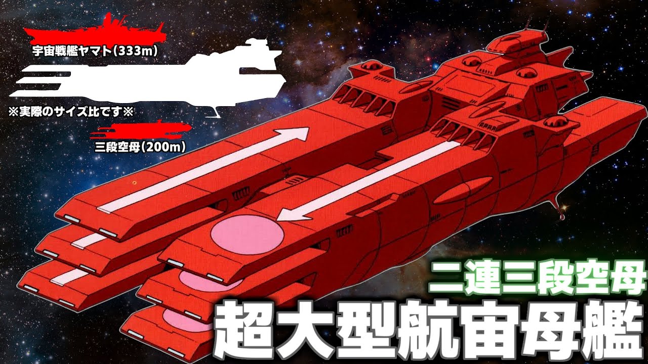 超大型空母】二連三段空母について徹底解説【ゆっくり解説】【宇宙戦艦
