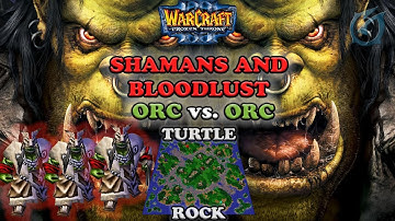 Grubby | Warcraft 3 The Frozen Throne | Orc vs. Orc - Shamans and Bloodlust - Turtle Rock