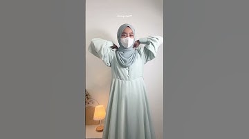 styling hijab 💙 #shorts #youtubeshorts #viralshorts #hijabtutorial #ytshort #short #abayastyle