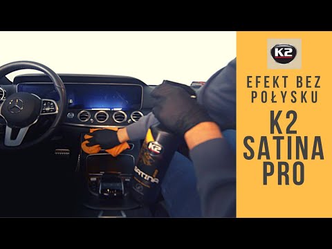 Засіб по догляду пластику салону та деталей K2 Satina Pro "Енергія фруктів" 1 л (D5021), видео 1