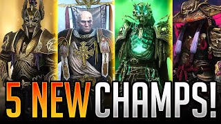 NEW PATCH INFO 5 NEW CHAMPIONS! #testserver | Raid: Shadow Legends