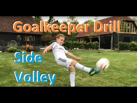 Goalie Learning how to Side Volley/Punt like Professional Goalkeepers Ederson, Pickford & Robinson - YouTube