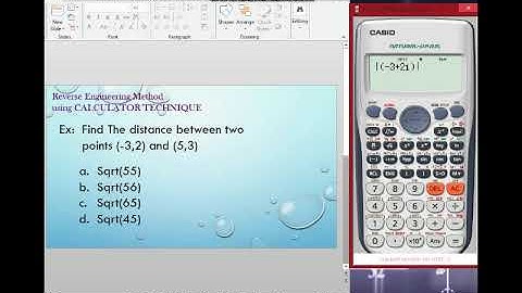 distance between two points