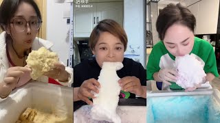 [BitesOnly] || Freezer Frost Soft & Shaved Ice Eating Asmr 🤤🤤 ||