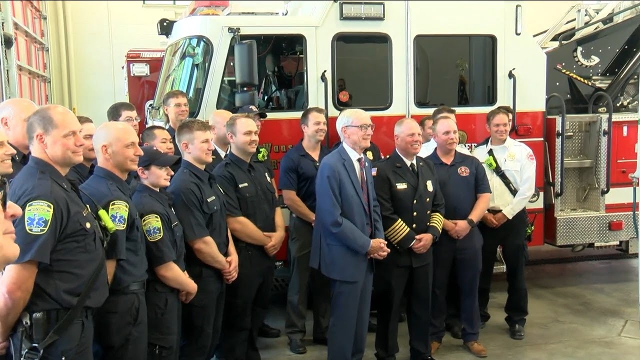 Gov. Evers signs historic revenuesharing bill in Wausau YouTube