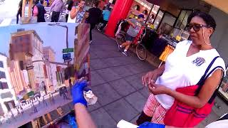 Alex Schaefer Painting Plein Air On The Streets Of LA