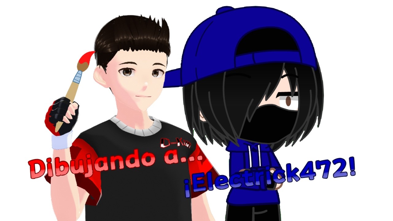 [VTUBER ESPAÑOL LATINO] DIBUJANDO A ELECTRICK ( @electrick4722  ) ☝️🤓
