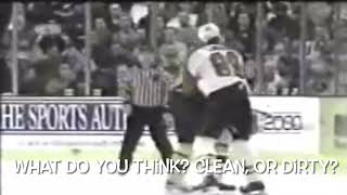 Hal Gill Hit On Eric Lindros - 2000