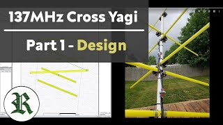 Registration vice versa lecture WX Sat 137MHz Cross Yagi (Part 1) - Design - YouTube