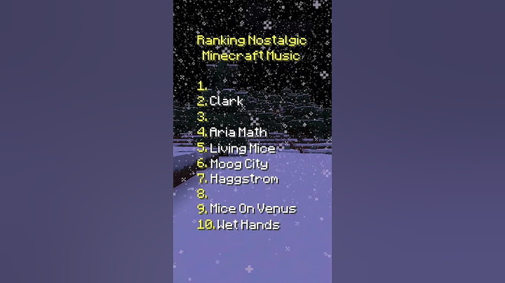 Top 10 NOSTALGIC Minecraft Songs 🥺