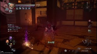 Nioh 2 DotS | Life Recovery Build on Enemy Bosses - Amrita & Ninjutsu