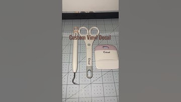 Custom Vinyl Decal #cricut #cricutmaker #vinyldecal #cricutmade #customdecals