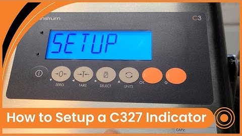 How to Setup a C327 Indicator