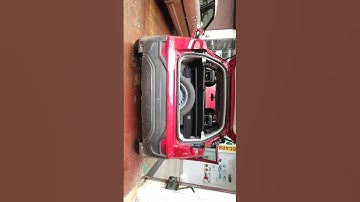 Mahindra XUV 300 with Mijo CNG kit fitting by our Udupi dealer.