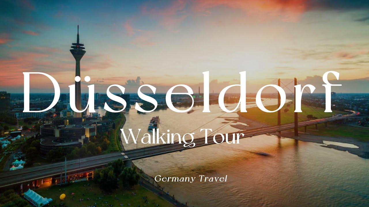 Explore Tourtour - Düsseldorf Walking Tour, Beautiful Germany in 4k video