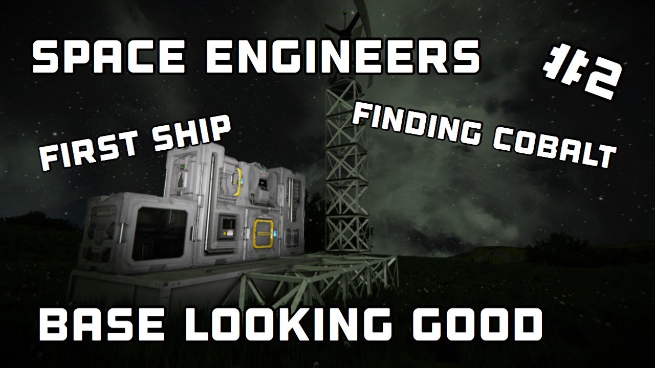 Space engineers xbox one lets play (finding cobalt/first ship) #2 - YouTube