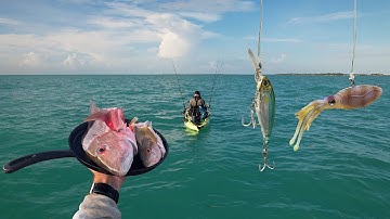 MULTI-Species Kayak Fishing Paradise | Catch Clean Cook Fish Sampler! (Florida Keys Fishing)