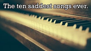 Video thumbnail of "10 Easy Sad Songs on Piano (YOU can play these!)"