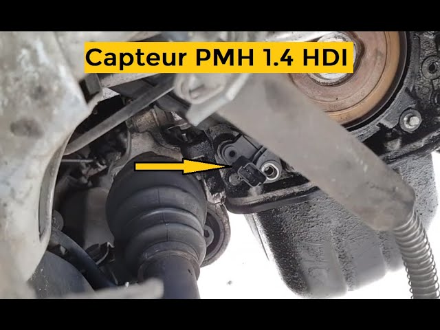 Remplacer un capteur PMH sur Peugeot 306 (s16 ici) - YouTube