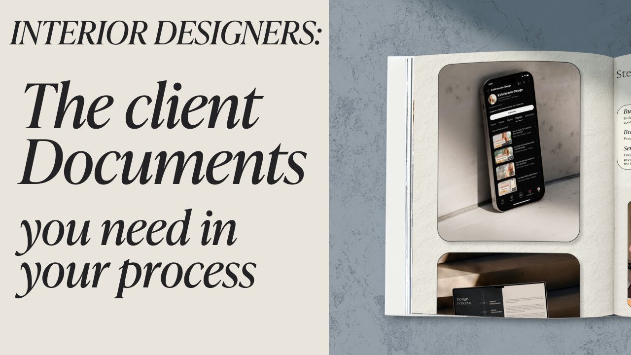 Interior designers: don't forget these client documents in your process!