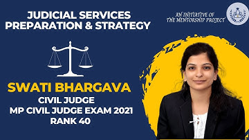 Swati Bhargava I MP Judicial Services I AIR 40 I Preparation & Strategy