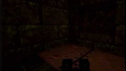 ReactOS running Quake1 using Darkplaces in VMWare