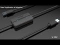 V TOP U3TRAN 2 USB3 0 Data Transfer Cable 1080p
