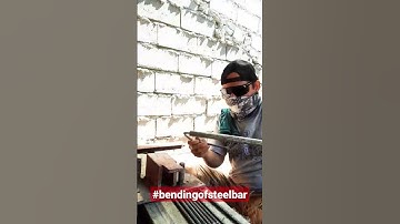 manual bending of steel bar