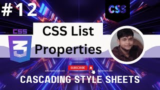 CSS List Properties|| CSS Tutorial For Beginners In Hindi || DigitalCoTech🔥