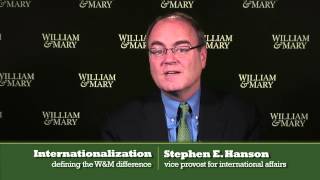 Internationalization: The W&M difference
