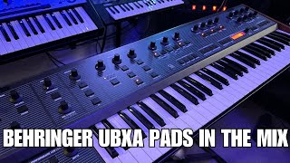 Behringer UBXA Pads in the mix