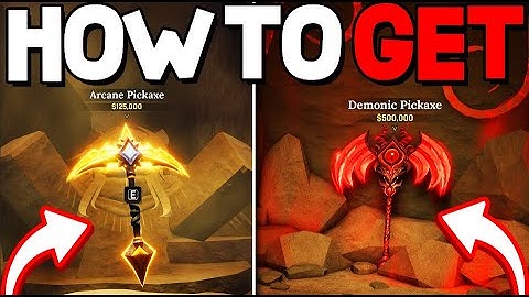 How To GET ALL PICKAXES in THE FORGE! Roblox