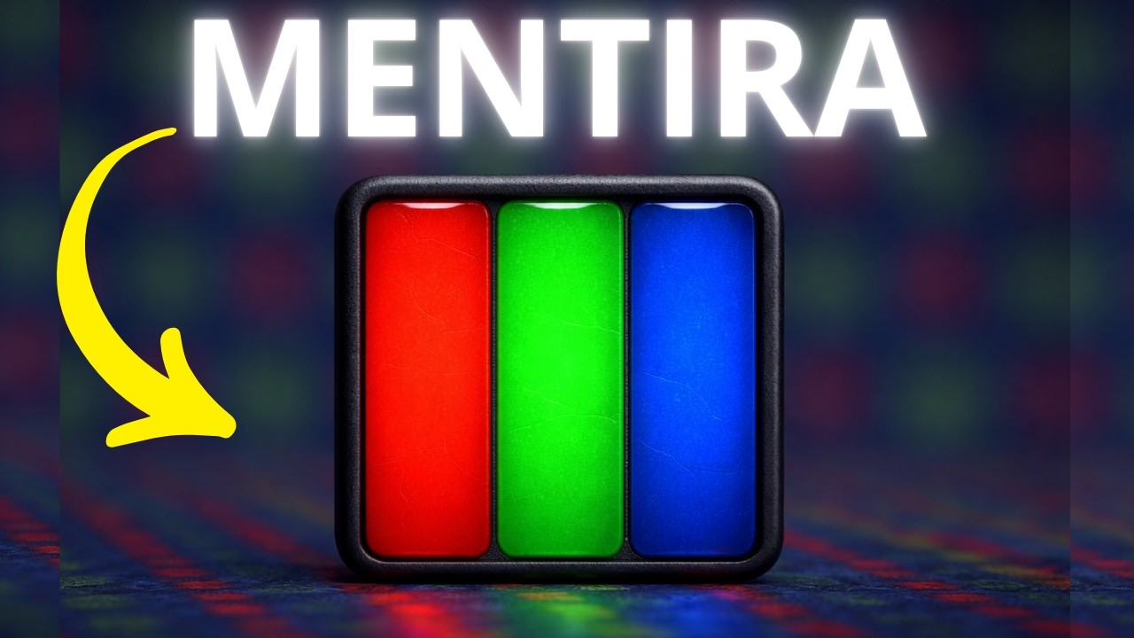 Tu pantalla NO tiene píxeles CUADRADOS ⚠️