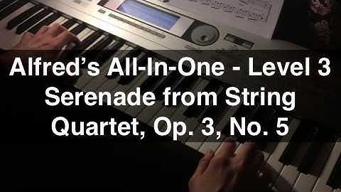 Serenade from String Quartet, Op. 3, No. 5 - Alfred