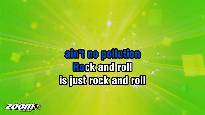 Rock and Roll Ain't Noise Pollution Karaoke version - Karaoke performance video thumbnail