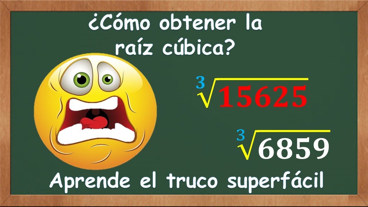 RAÍZ CÚBICA, Aprende el truco.