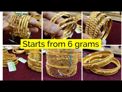 Buy 6 Set Bridal Bangles, Antique Finish One Gram Gold Color Bangles,  Fashion Jewelry, Traditional Bangles for Brides Online in India - Etsy